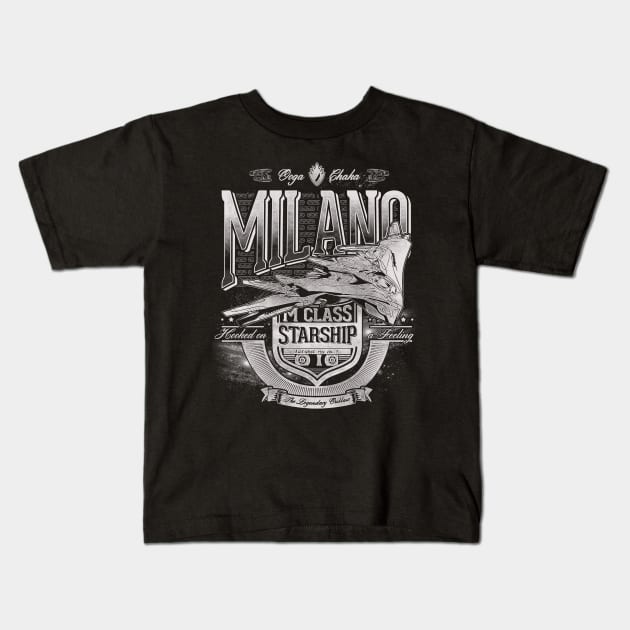 MILANO Kids T-Shirt by CoDDesigns